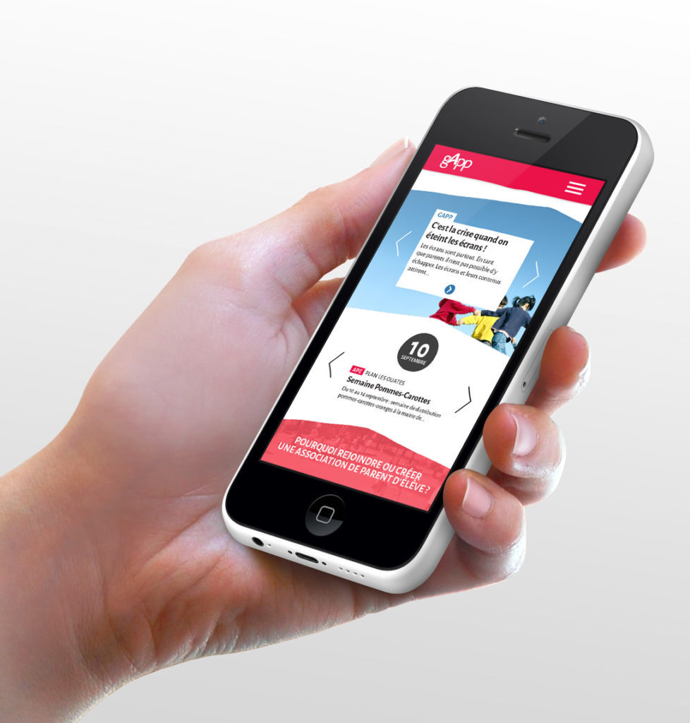 L'agence E&E dote le Groupement genevois des Associations de Parents d'élèves du Primaire (GAPP) d'un nouveau site web responsive, adapté à tous les écrans.