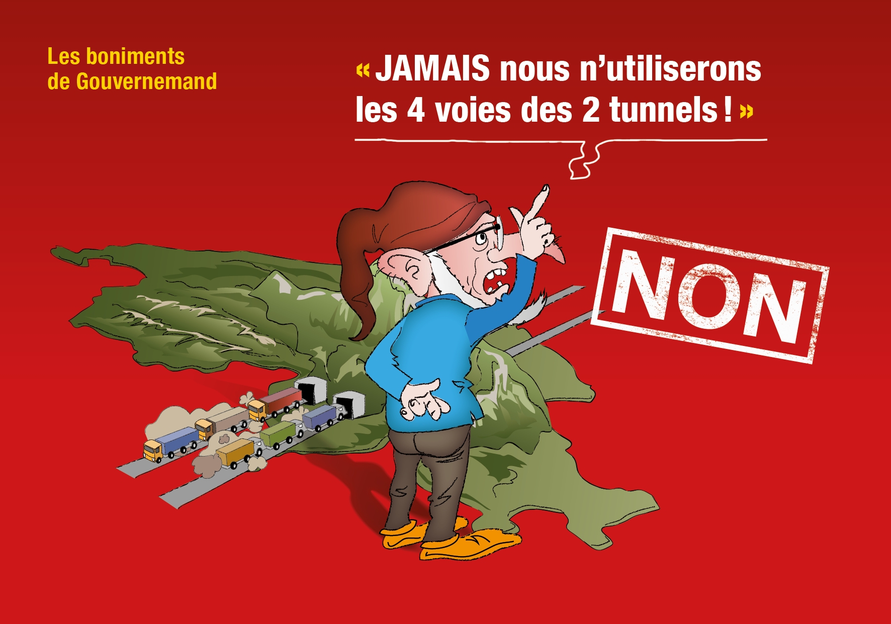 Campagne street-marketing pour le Gothard
