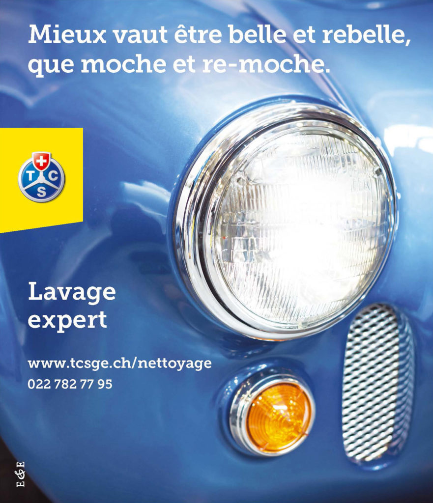 L'agence EtienneEtienne poursuit sa collaboration avec la section genevoise du TCS. Après les voyages, place au dorlotage de nos amies à quatre roues! Le TCS souhaite booster la visibilité de son offre de nettoyage de véhicules. Au programme: des annonces presses rutilantes et un site web étincelant. À propos, dans quel état est votre voiture?