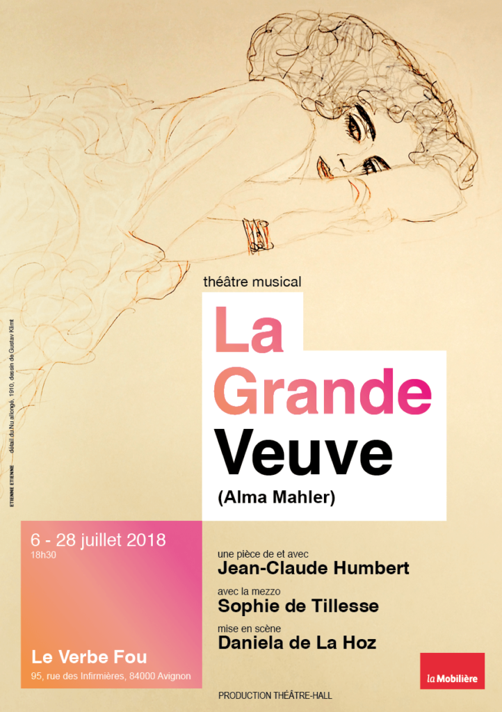 EtienneEtienne signe l’affiche de « La Grande Veuve (Alma Mahler) »
