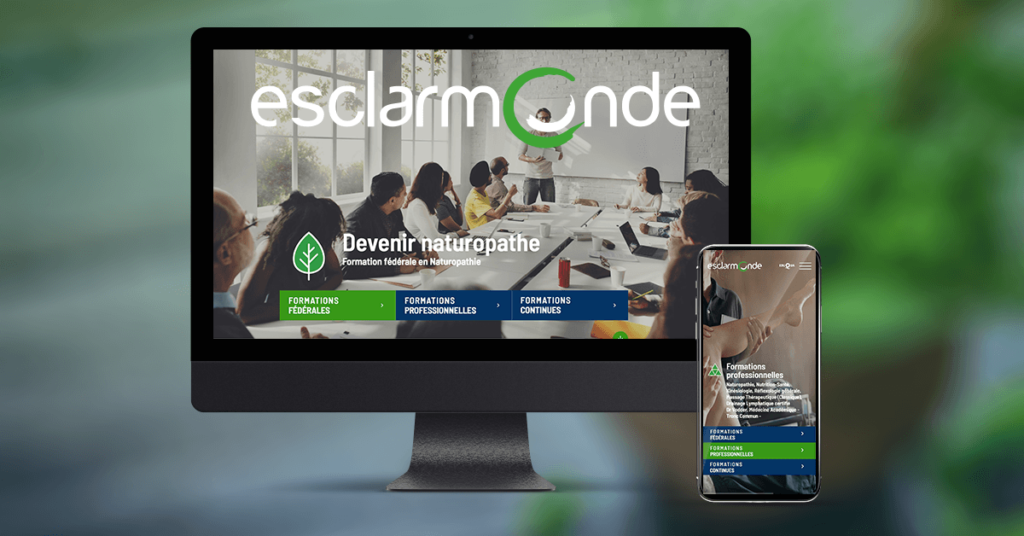 EtienneEtienne réalise le nouveau site des formations Esclarmonde