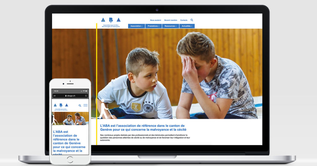 EtienneEtienne réalise un site à haut niveau d’accessibilité pour l’ABA