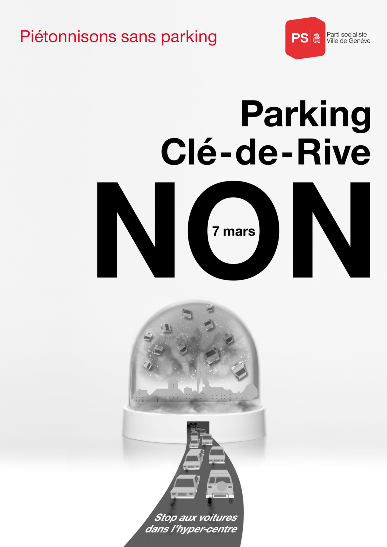 EtienneEtienne engagée aux côtés du PS pour la campagne Parking Clé-de-Rive NON